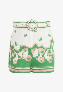 Zimmermann High Tide Sailboats Print Shorts Multicolor -Evening Dresses Popular Store 5753AHIGGREEN 20MULTI