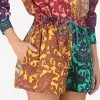 Zimmermann Tiggy Spliced Paisley Shorts Multicolor