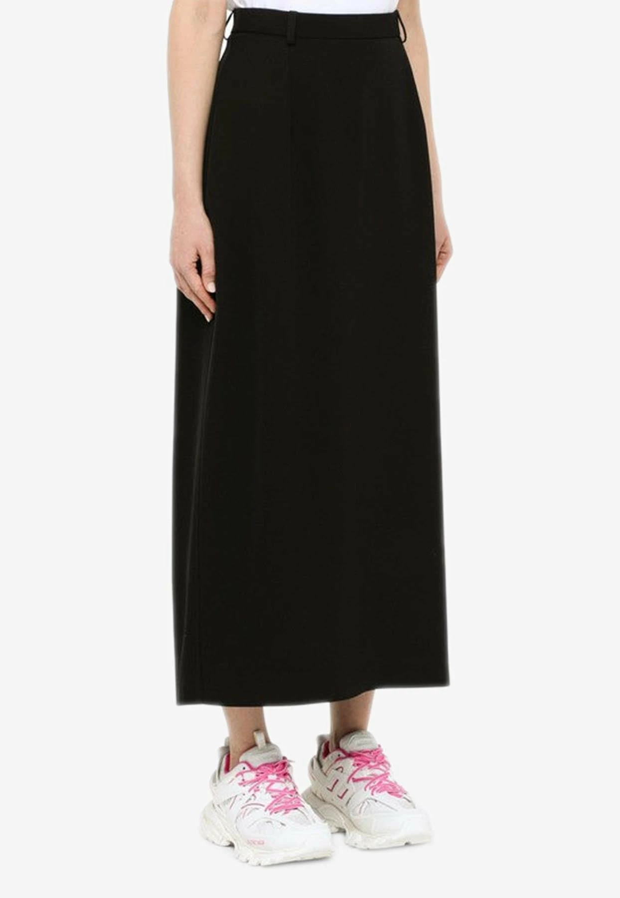 Balenciaga A-Line Maxi Skirt Black 2 Balenciaga A-Line Maxi Skirt Black - Image 2