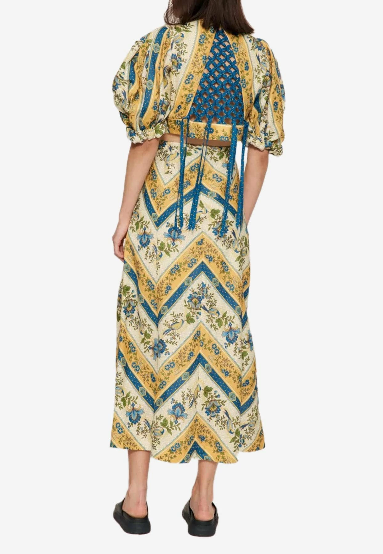 ALÉMAIS Quinn A-Line Midi Skirt Multicolor 3 ALÉMAIS Quinn A-Line Midi Skirt Multicolor - Image 3