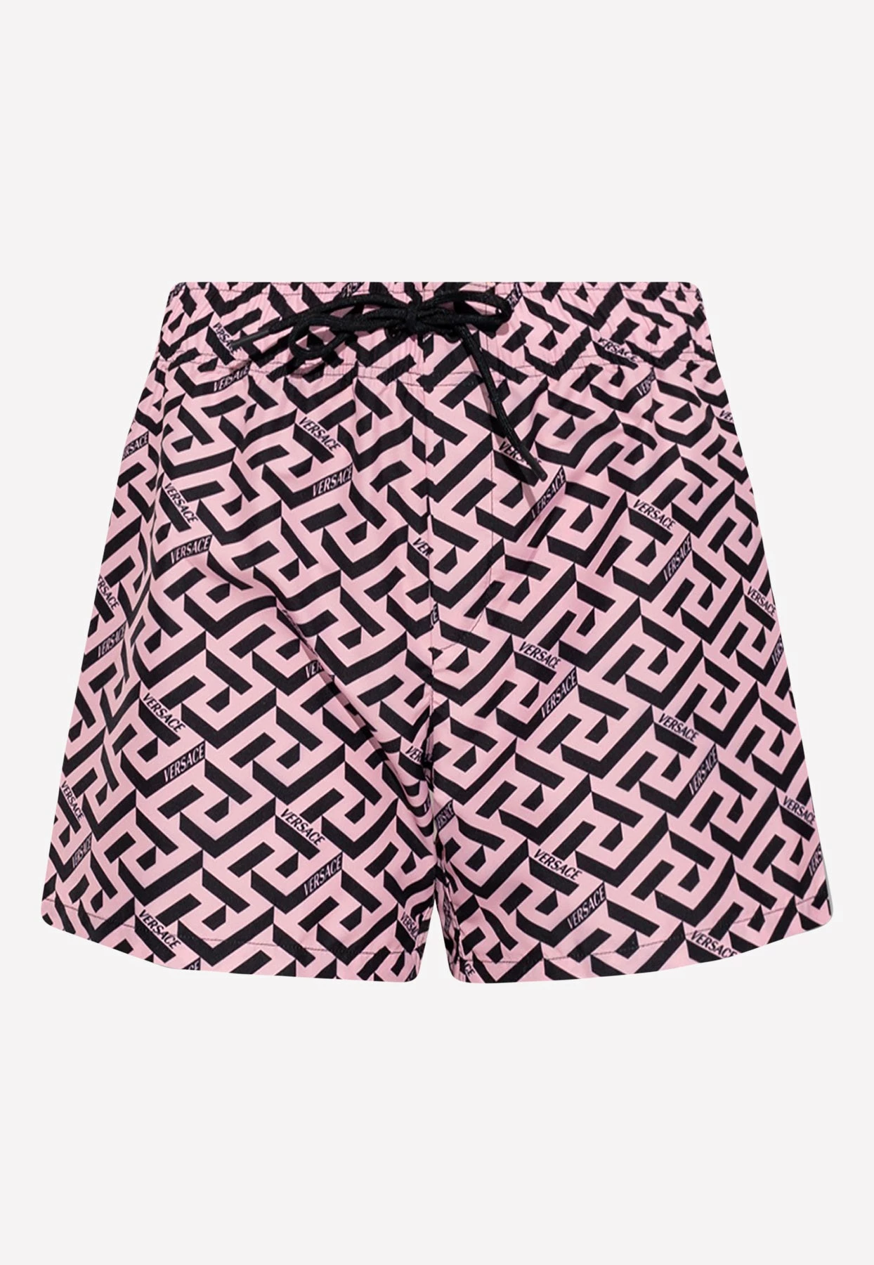 Versace Greca Print Swim Shorts Pink 1 Versace Greca Print Swim Shorts Pink