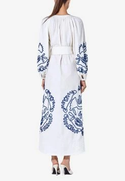 Alexis Floral Embroidered Belia Dress Black -Evening Dresses Popular Store ABFBD 20BLUE 201