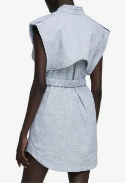 Acler Somerton Mini Dress Light Blue -Evening Dresses Popular Store ABSPS20220000006714 202