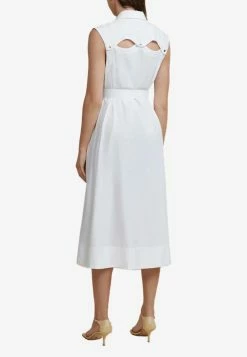 Acler Francis Sleeveless Midi Dress Ivory -Evening Dresses Popular Store ACLER 20IVORY 20FRANCIS 20DRESS