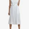 Acler Francis Sleeveless Midi Dress Ivory