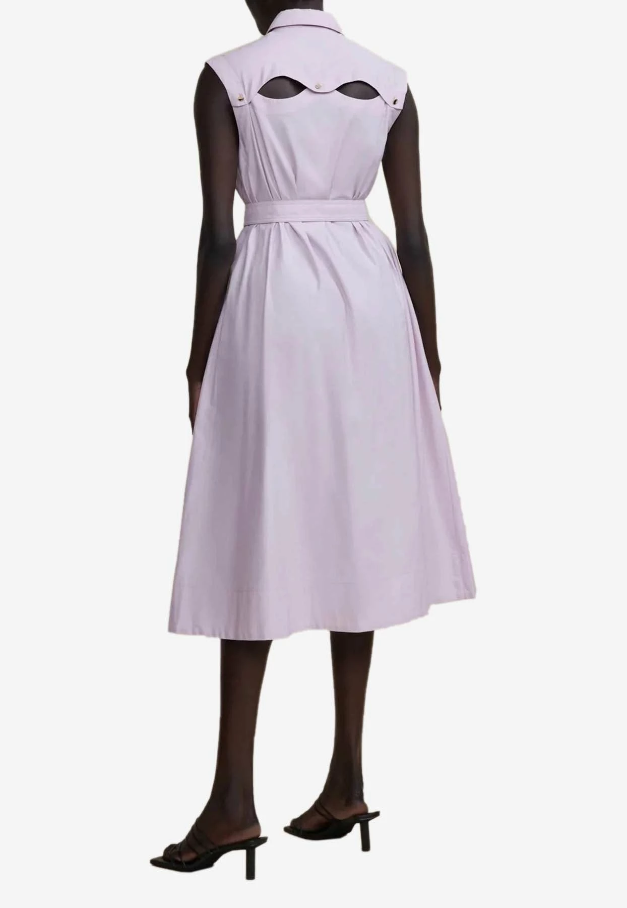 Acler Francis Sleeveless Midi Dress Lilac 3 Acler Francis Sleeveless Midi Dress Lilac - Image 3