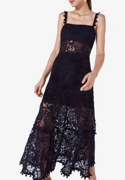 Alexis Lucila Laced Midi Dress Black 5 Alexis Lucila Laced Midi Dress Black -Evening Dresses Popular Store AMLPS20220000006756