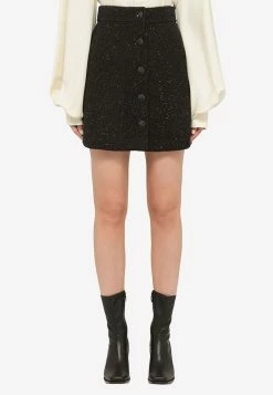 Chloé Wool Mini Skirt Blue