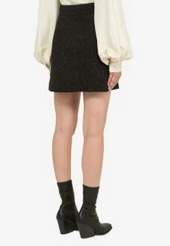 Chloé Wool Mini Skirt Blue 7 Chloé Wool Mini Skirt Blue -Evening Dresses Popular Store CHC22AJU22165 L CHLOE 4D2.d