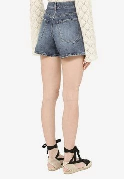 Chloé Washed-Out Denim Shorts Blue 7 Chloé Washed-Out Denim Shorts Blue -Evening Dresses Popular Store CHC22SDS50156 K CHLOE 45D.d