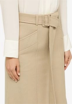 Chloé Wool Midi Skirt Beige 8 Chloé Wool Midi Skirt Beige -Evening Dresses Popular Store CHC22WJU24160 L CHLOE 278.e