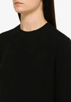 Chloé Wool And Cashmere Knitted Midi Dress Black 7 Chloé Wool And Cashmere Knitted Midi Dress Black -Evening Dresses Popular Store CHC22WRO10069 L CHLOE 001.e