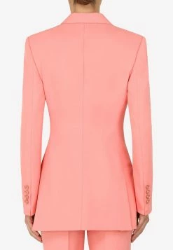 Dolce & Gabbana Single-Breasted Technical Blazer Pink 6 Dolce & Gabbana Single-Breasted Technical Blazer Pink -Evening Dresses Popular Store F29OXT 20FUUA1 20F0985 20A