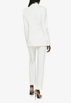 Dolce & Gabbana Single-Breasted Floral Brocade Blazer White 6 Dolce & Gabbana Single-Breasted Floral Brocade Blazer White -Evening Dresses Popular Store F29QGT 20HJMB8 20W0111 202