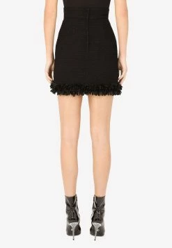 Dolce & Gabbana High-Rise Bouclé Mini Skirt Black 6 Dolce & Gabbana High-Rise Bouclé Mini Skirt Black -Evening Dresses Popular Store F4B4WT 20FU3JL 20N0000 20A