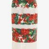 Dolce & Gabbana Portofino Print Lace-Trimmed Midi Skirt Multicolor