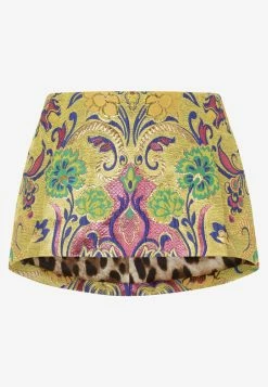 Dolce & Gabbana Floral Print Mini Skirt Multicolor