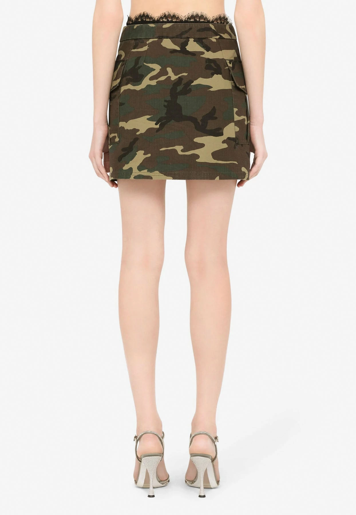 Dolce & Gabbana Camouflage Print Mini Skirt In Denim Multicolor 3 Dolce & Gabbana Camouflage Print Mini Skirt In Denim Multicolor - Image 3