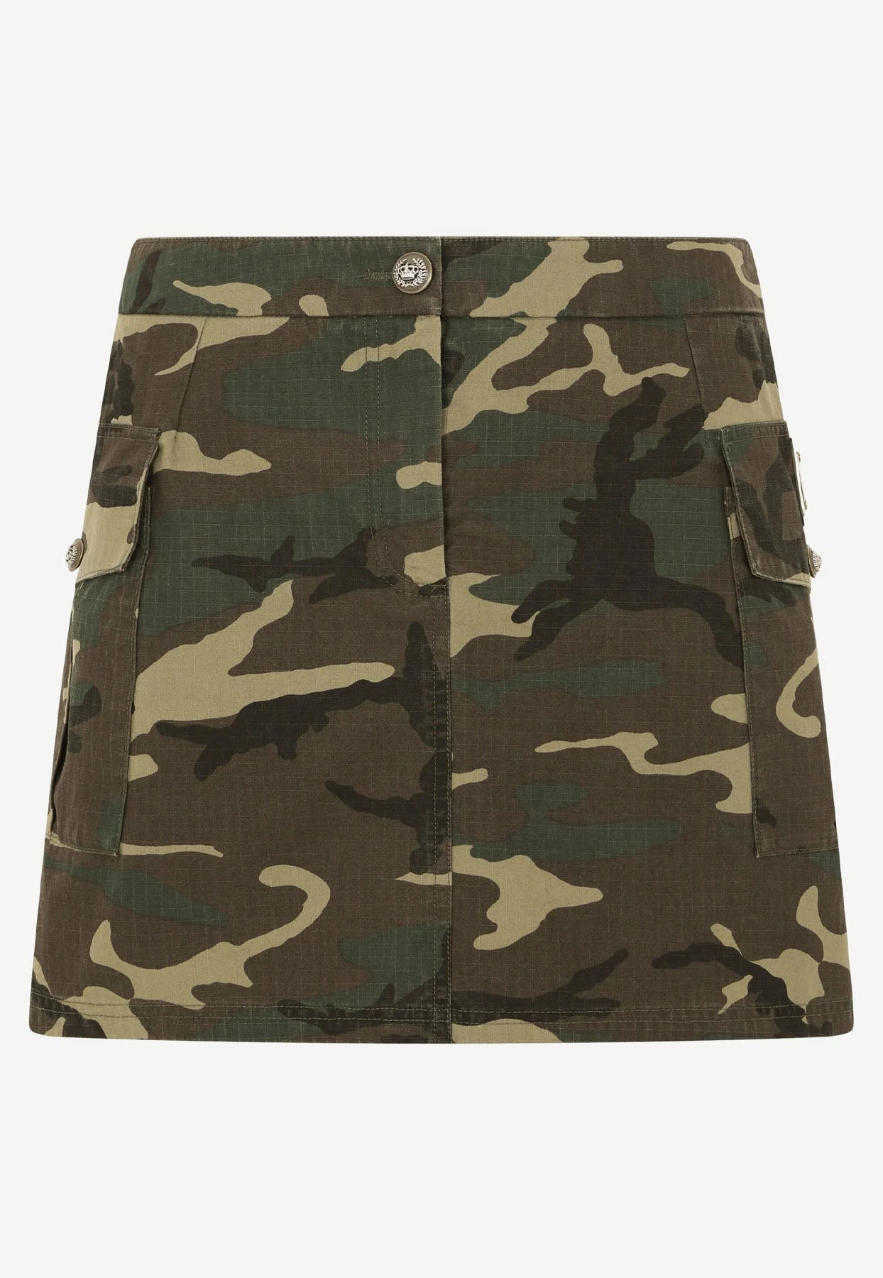 Dolce & Gabbana Camouflage Print Mini Skirt In Denim Multicolor 4 Dolce & Gabbana Camouflage Print Mini Skirt In Denim Multicolor - Image 4