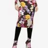 Dolce & Gabbana Floral Print Midi Pencil Skirt Multicolor
