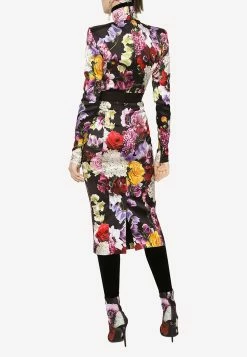 Dolce & Gabbana Floral Print Midi Pencil Skirt Multicolor -Evening Dresses Popular Store F4CEOT 20FSIAS 20HNW86 202