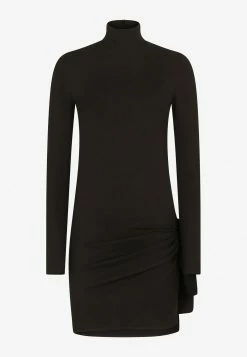 Dolce & Gabbana Cady Mini Dress With Bow Tie Black 7 Dolce & Gabbana Cady Mini Dress With Bow Tie Black -Evening Dresses Popular Store F6AAST 20FURC8 20N0000 202