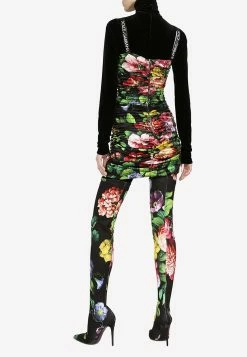 Dolce & Gabbana Floral Print Ruched Mini Dress Multicolor 6 Dolce & Gabbana Floral Print Ruched Mini Dress Multicolor -Evening Dresses Popular Store F6AIOT 20FSA3X 20HN3VX 201