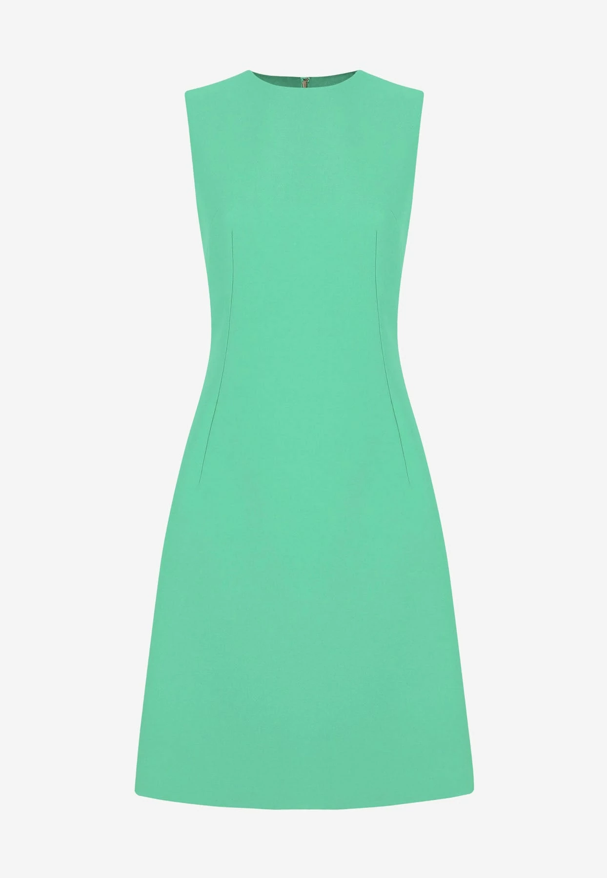 Dolce & Gabbana Flared Dress In Virgin Wool Green 4 Dolce & Gabbana Flared Dress In Virgin Wool Green - Image 4