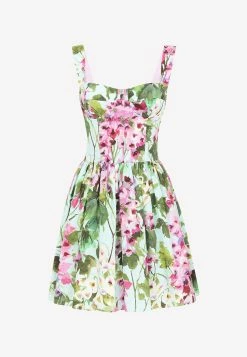 Dolce & Gabbana Bluebell-Print Poplin Corset Mini Dress Multicolor 5 Dolce & Gabbana Bluebell-Print Poplin Corset Mini Dress Multicolor -Evening Dresses Popular Store F6ZO6T 20HS5MB 20HC3JB 202