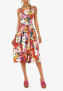 Dolce & Gabbana Garden Print Poplin Midi Dress Multicolor 6 Dolce & Gabbana Garden Print Poplin Midi Dress Multicolor -Evening Dresses Popular Store F6ZT0T 20HS5L8 20HN3IX 203