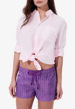 Vilebrequin Valentine's Day Swim Shorts Purple