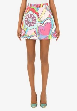 Dolce & Gabbana All-Over Print Shorts Multicolor