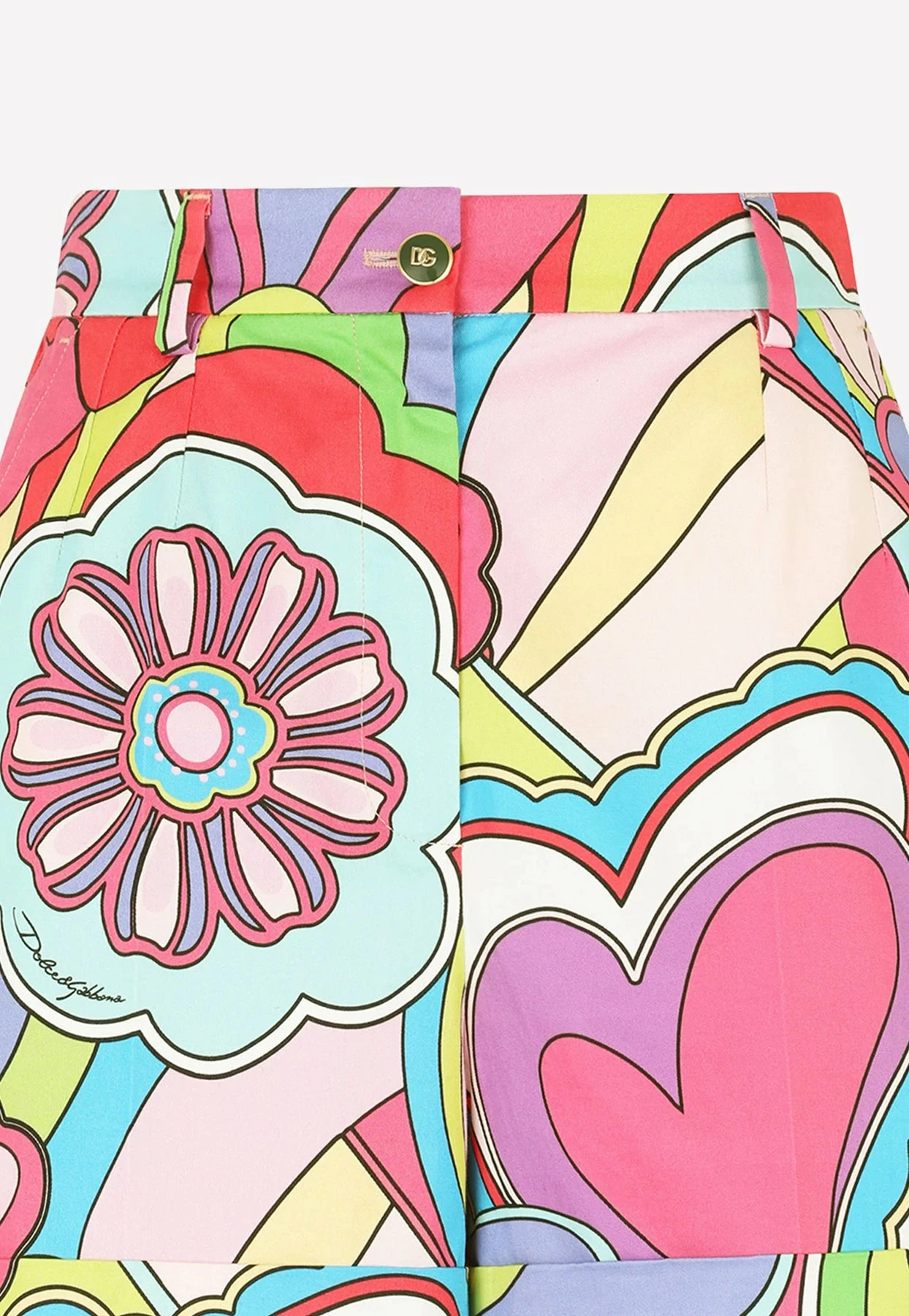 Dolce & Gabbana All-Over Print Shorts Multicolor 4 Dolce & Gabbana All-Over Print Shorts Multicolor - Image 4