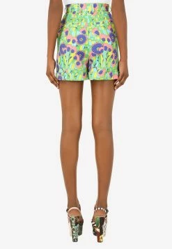 Dolce & Gabbana 60's Print High-Waist Gabardine Shorts Green 6 Dolce & Gabbana 60's Print High-Waist Gabardine Shorts Green -Evening Dresses Popular Store FTCFYT 20FSBA4 20HH3JZ 201