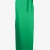 Tom Ford High-Rise Maxi Skirt In Satin Green
