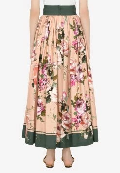 Dolce & Gabbana High-Rise Floral Midi Skirt Pink -Evening Dresses Popular Store I4J49W 20GDAYJ 20S9000 201
