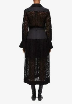 Jonathan Simkhai Zuma Lace Patchwork Shirt Midi Dress Black 5 Jonathan Simkhai Zuma Lace Patchwork Shirt Midi Dress Black -Evening Dresses Popular Store JONATHAN 20SIMKHAI 20BLACK 20ZUMA 20LACE 20PATCHWORK 20DRESS