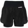 Jil Sander Logo Print Trail Shorts Black
