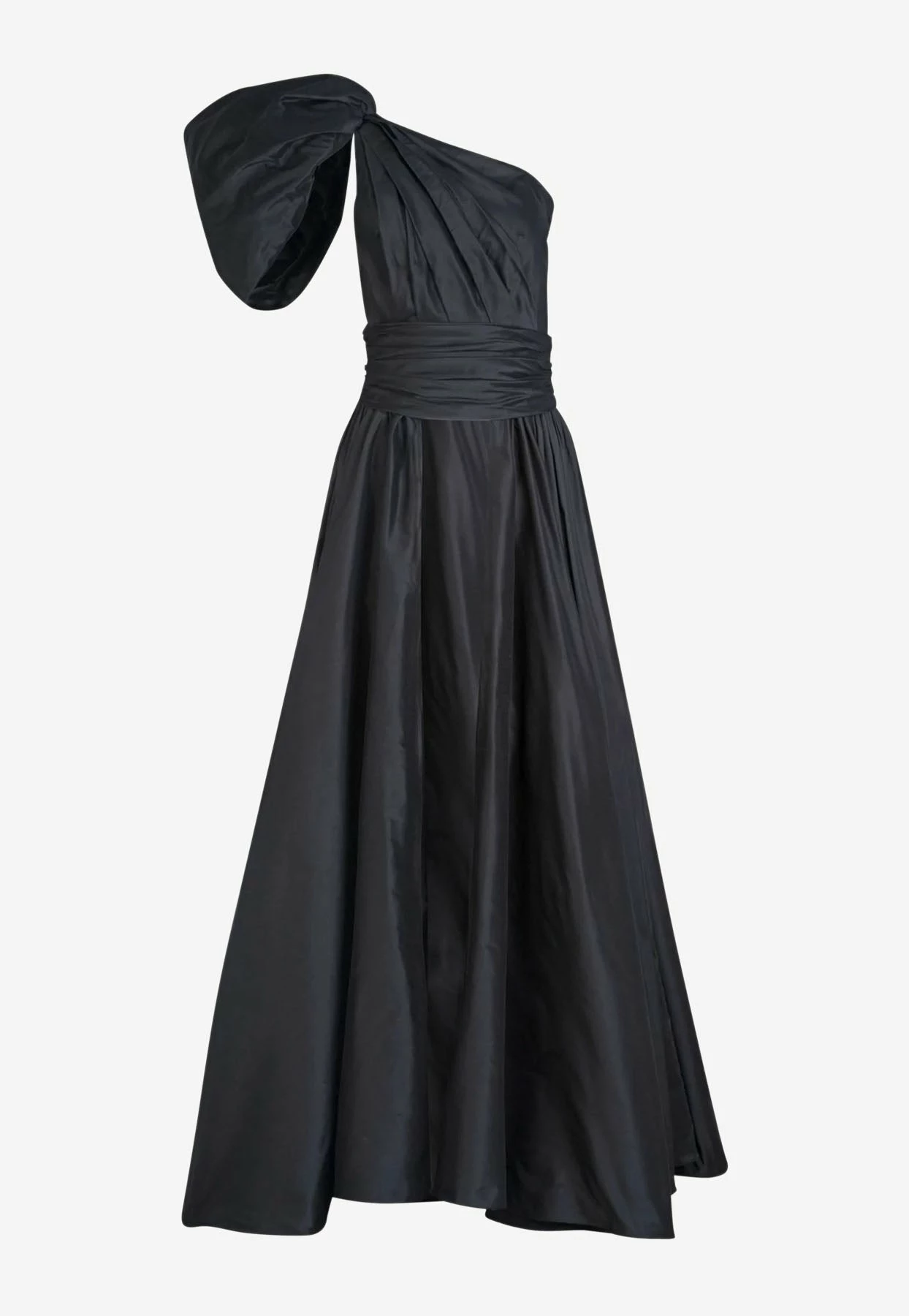 Leal Daccarett Isla Negra One-Shoulder Gown Black 3 Leal Daccarett Isla Negra One-Shoulder Gown Black - Image 3