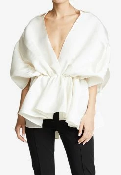 Leal Daccarett V-neck Getsemani Top White