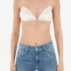 Nuè Rosie Rhinestone Bralette Top White