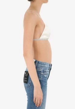 Nuè Rosie Rhinestone Bralette Top White 6 Nuè Rosie Rhinestone Bralette Top White -Evening Dresses Popular Store MzE0MTk3