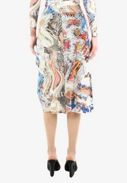 Marine Serre All-Over Print Midi Skirt Multicolor -Evening Dresses Popular Store MzE1NzI1