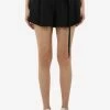 Off-White Mini Shorts With Buckle Black