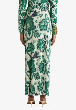 Etro Tree Of Life Maxi Sarong Skirt Green 5 Etro Tree Of Life Maxi Sarong Skirt Green -Evening Dresses Popular Store MzEyMjky