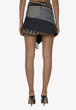 Marine Serre Clashing Tartans Mini Skirt In Wool Multicolor 7 Marine Serre Clashing Tartans Mini Skirt In Wool Multicolor -Evening Dresses Popular Store MzQ3MDgz