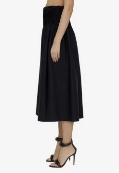 Max Mara Pleated Midi Skirt Black 6 Max Mara Pleated Midi Skirt Black -Evening Dresses Popular Store MzU1MDg5