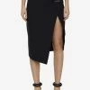 Off-White Tailored Midi Skirt Black