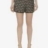 Valentino Iconographe Toile Shorts Beige
