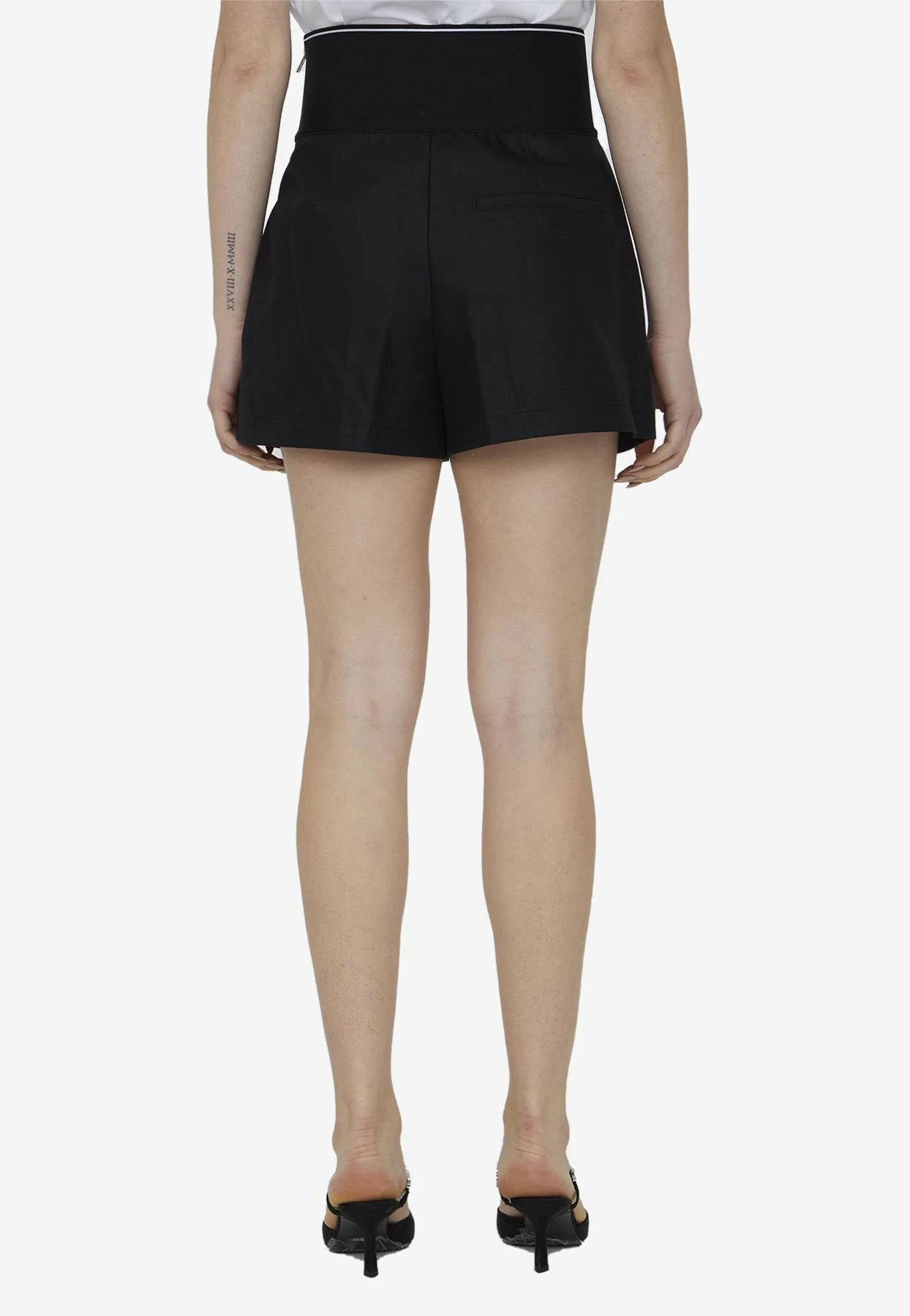 Alexander Wang Safari High-Waist Tailored Pants Black 4 Alexander Wang Safari High-Waist Tailored Pants Black - Image 4